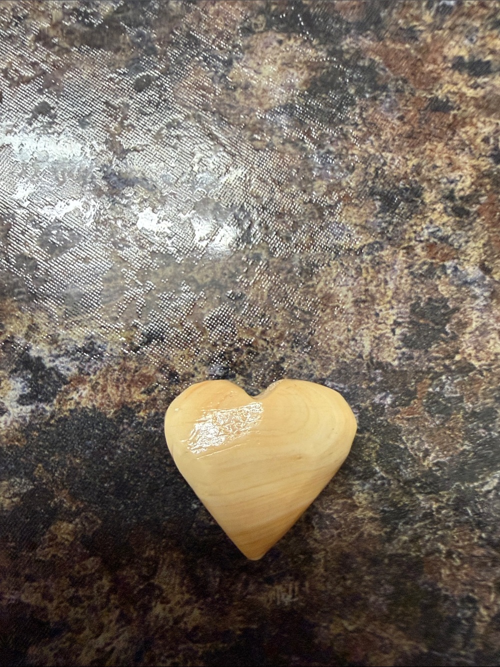 Handmade Light Wood Heart Trinket